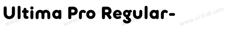 Ultima Pro Regular字体转换